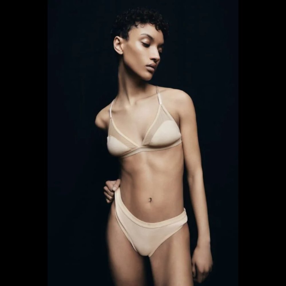 Zara Combination Ribbed Bralette